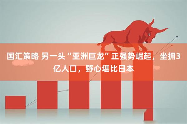 国汇策略 另一头“亚洲巨龙”正强势崛起，坐拥3亿人口，野心堪比日本